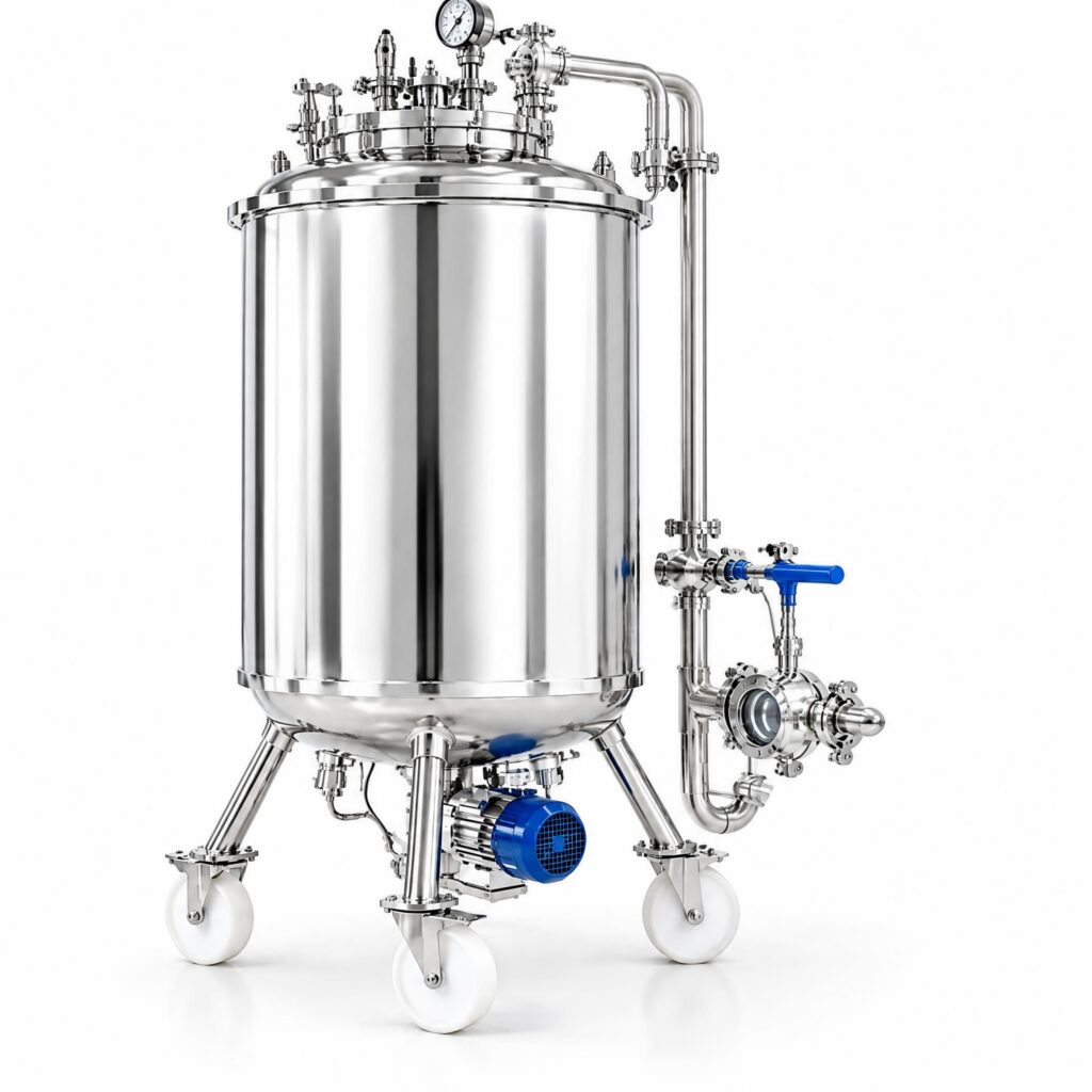 Agitateur magnétique stérile de fond de cuve Metenova pour cuves et bioréacteurs pharmaceutiques distribué par RECOWA